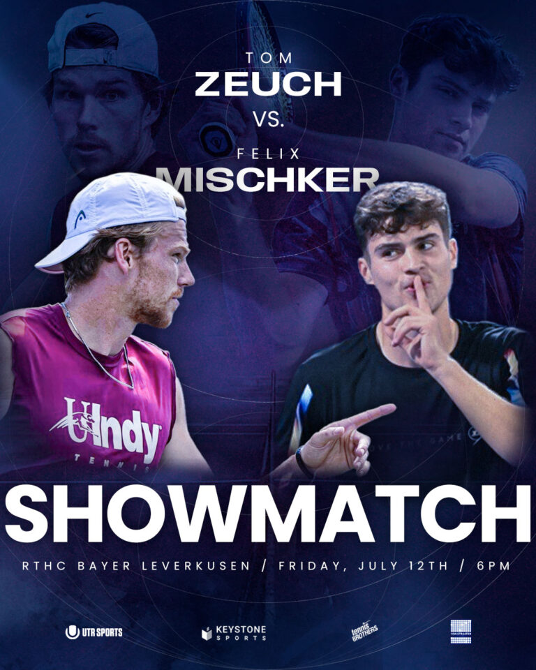 tennis showcase showmatch info