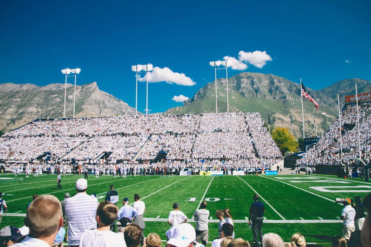 college sport field