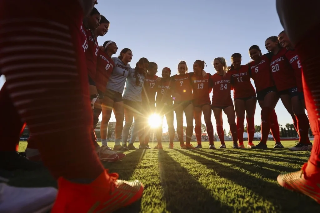 female college soccer team