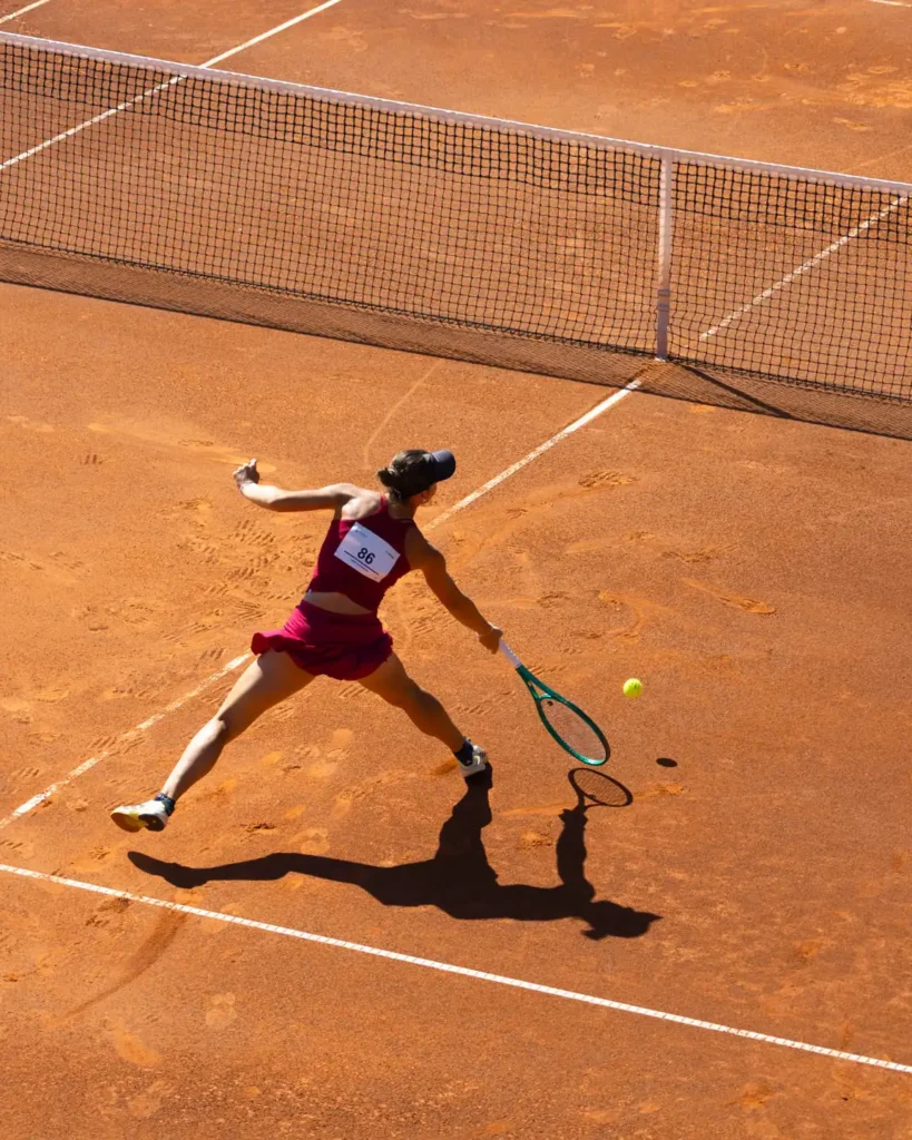 tennisspelare på keystone sports college tennis showcase